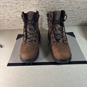 New Brunt Kasparian Boots Mens Size-10.5 BrownBlack Leather Work Shoes Soft Toe